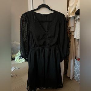 Black dress from Zara